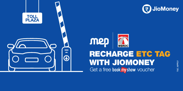 Recharge ETC Tag and get a BookMyShow Voucher