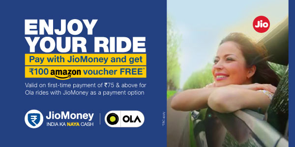 Get Amazon vouchers when you ride with Ola!